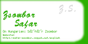 zsombor safar business card